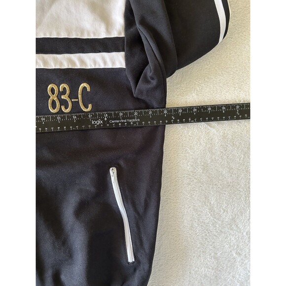 Adidas Track Jacket Trefoil 83-C J Mano Black WhiteGold Size Large Original 2008 - Picture 8 of 9